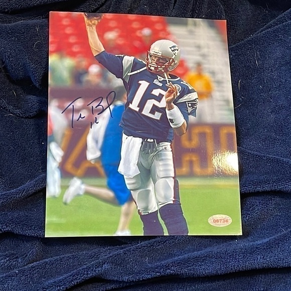 Tom brady autographed patriots signed 8x10 photo Tampa bay buccaneers​ - Picture 1 of 2